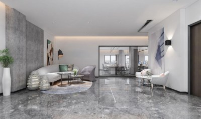 现代公司休息区3D模型下载